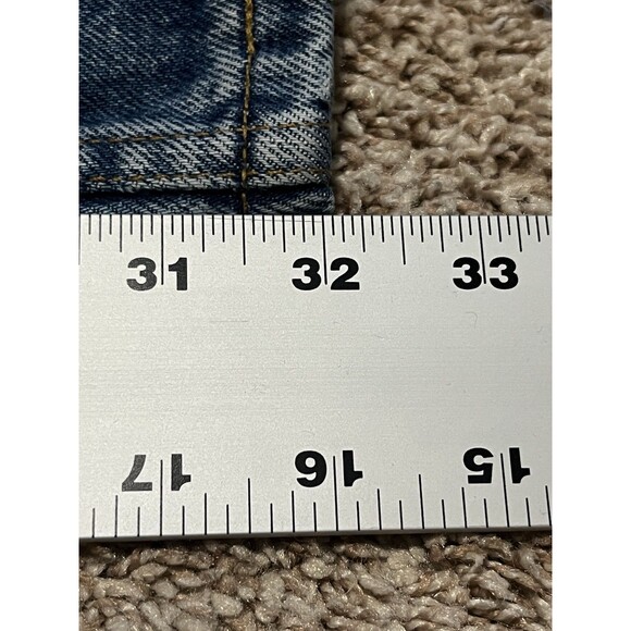 Levi's 560 Jeans Women's Size 10 28x32 Blue Loose Fit Straight Leg MADE IN USA - Picture 7 of 10